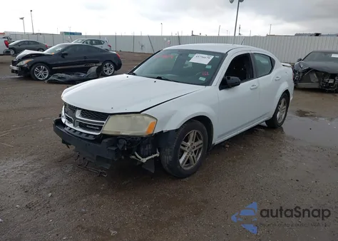 2012 Dodge Avenger Sxt из США, поврежденный, VIN 1C3CDZCB3CN194828